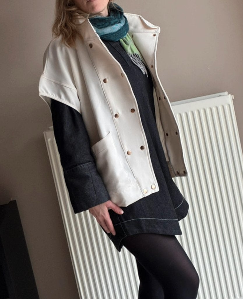 Mouwloos vest cream - wit (nieuw), Kleding | Dames, Truien en Vesten, Ophalen, Nieuw, Maat 36 (S), Wit