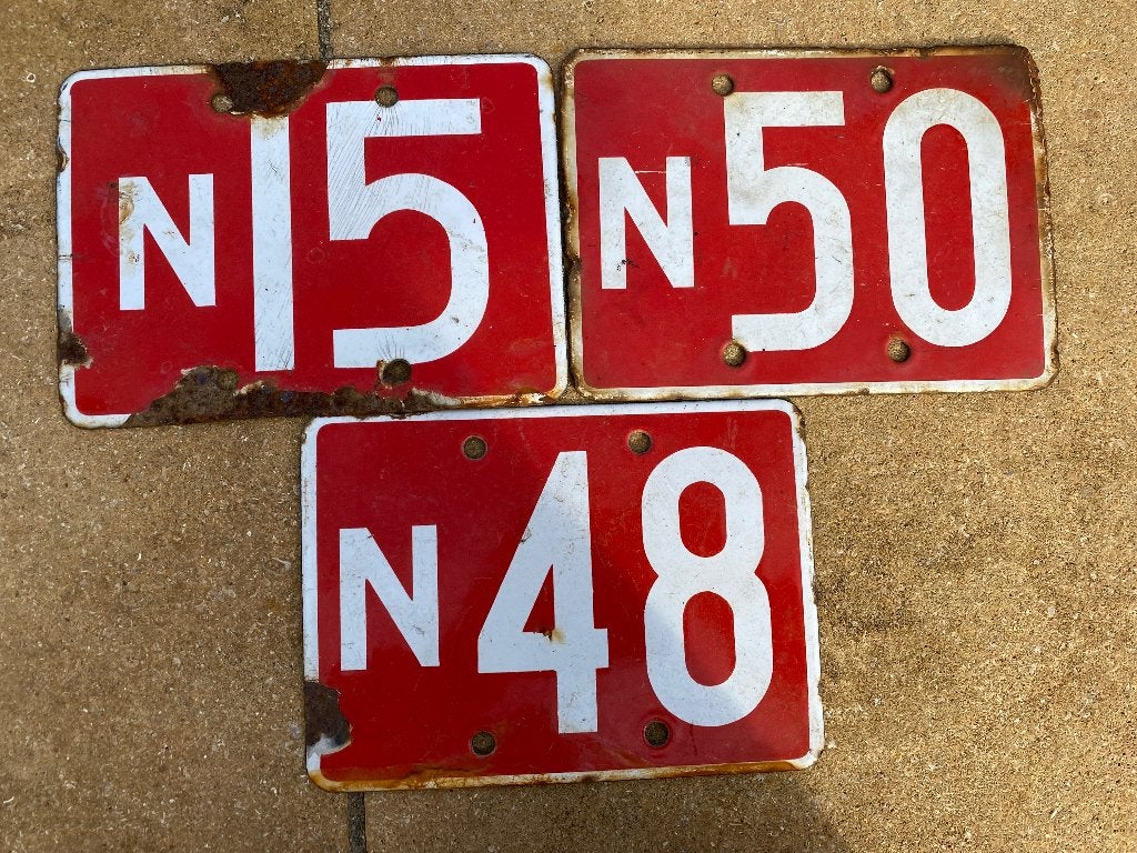 plaques émaillées anciennes, Enlèvement ou Envoi, Utilisé