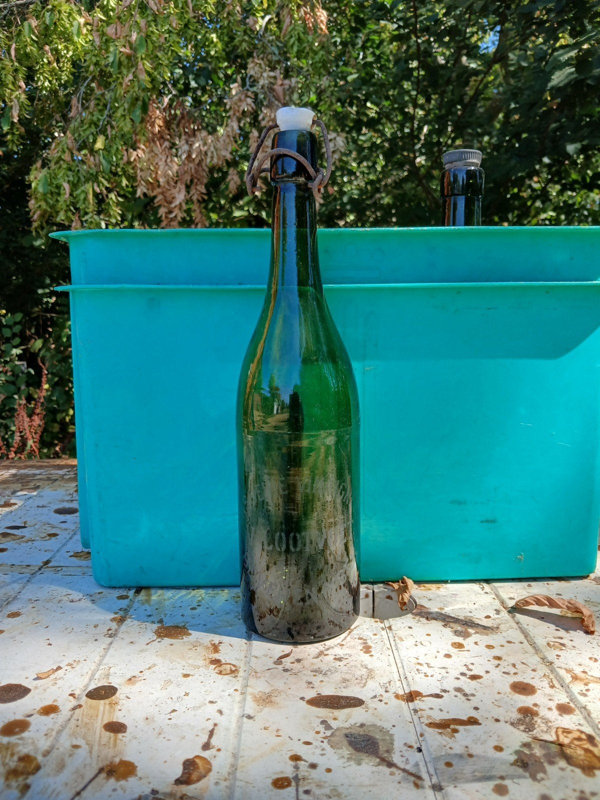 oude bierfles brouwerij Lootvoet beveren aan de Ijzer, Ophalen of Verzenden