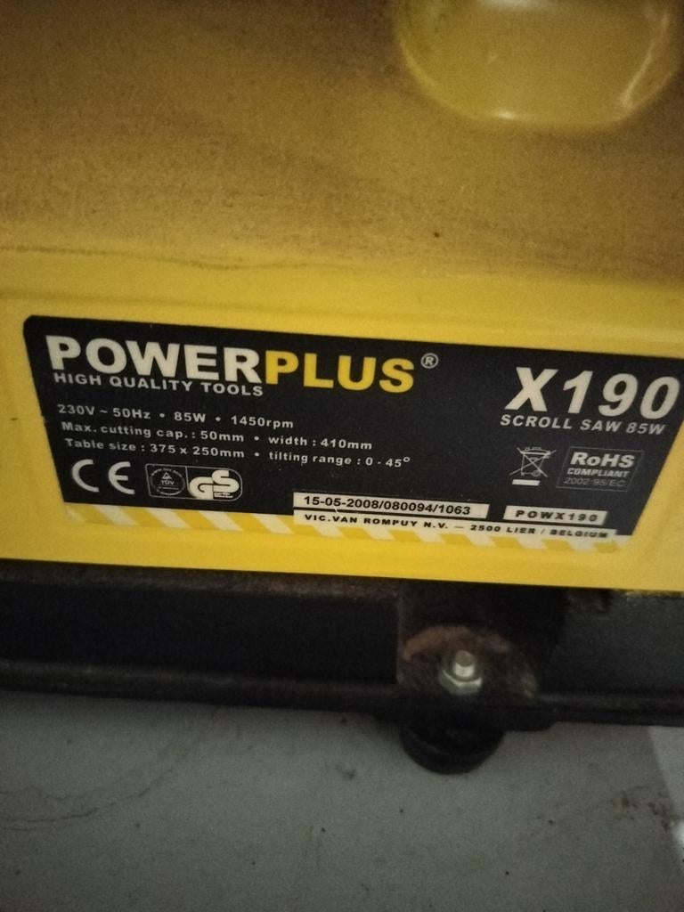 Figuurzaag, Ophalen, Figuurzaag