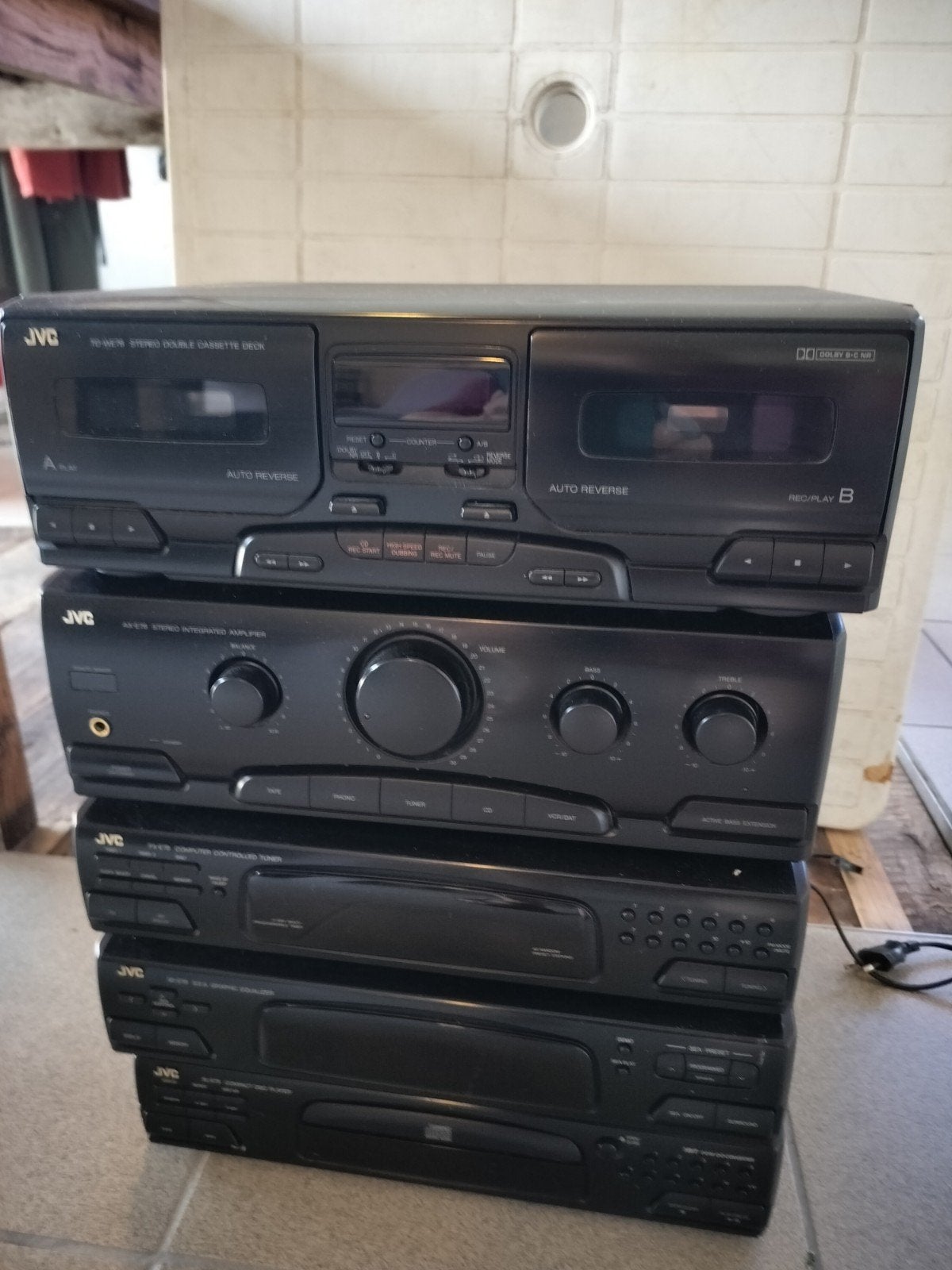 stereoinstallatie, Ophalen, Gebruikt, JVC
