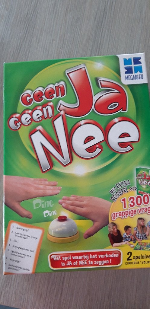 Spel geen ja geen nee, Hobby en Vrije tijd, Een of twee spelers, Ophalen, Nieuw