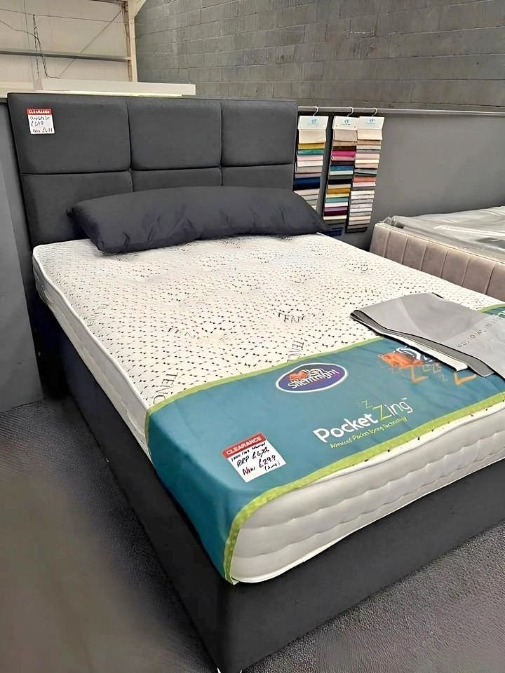 Lit et matelas (dans toutes les couleurs), Maison & Meubles, Chambre à coucher | Lits, Envoi, Neuf, Deux personnes, Autres couleurs