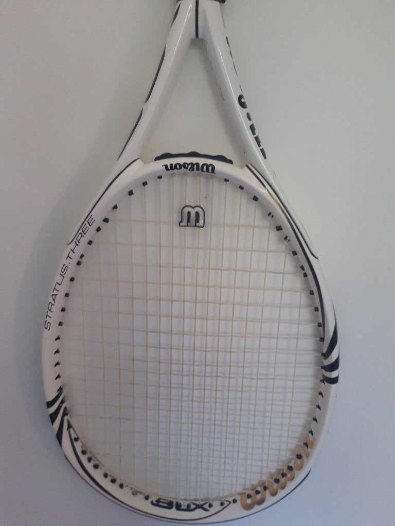 raquette de tennis Wilson Stratus Three BLX + sac, Raquette, L1, Enlèvement, Wilson