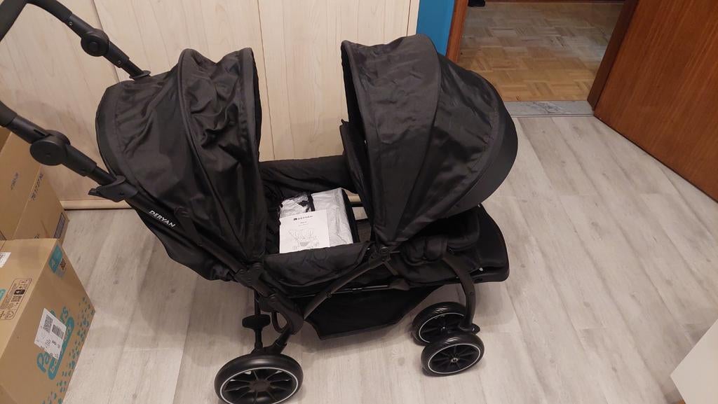 buggy voor 2 of tweeling, Kinderen en Baby's, Buggy's, Ophalen, Nieuw, Overige merken, Regenhoes