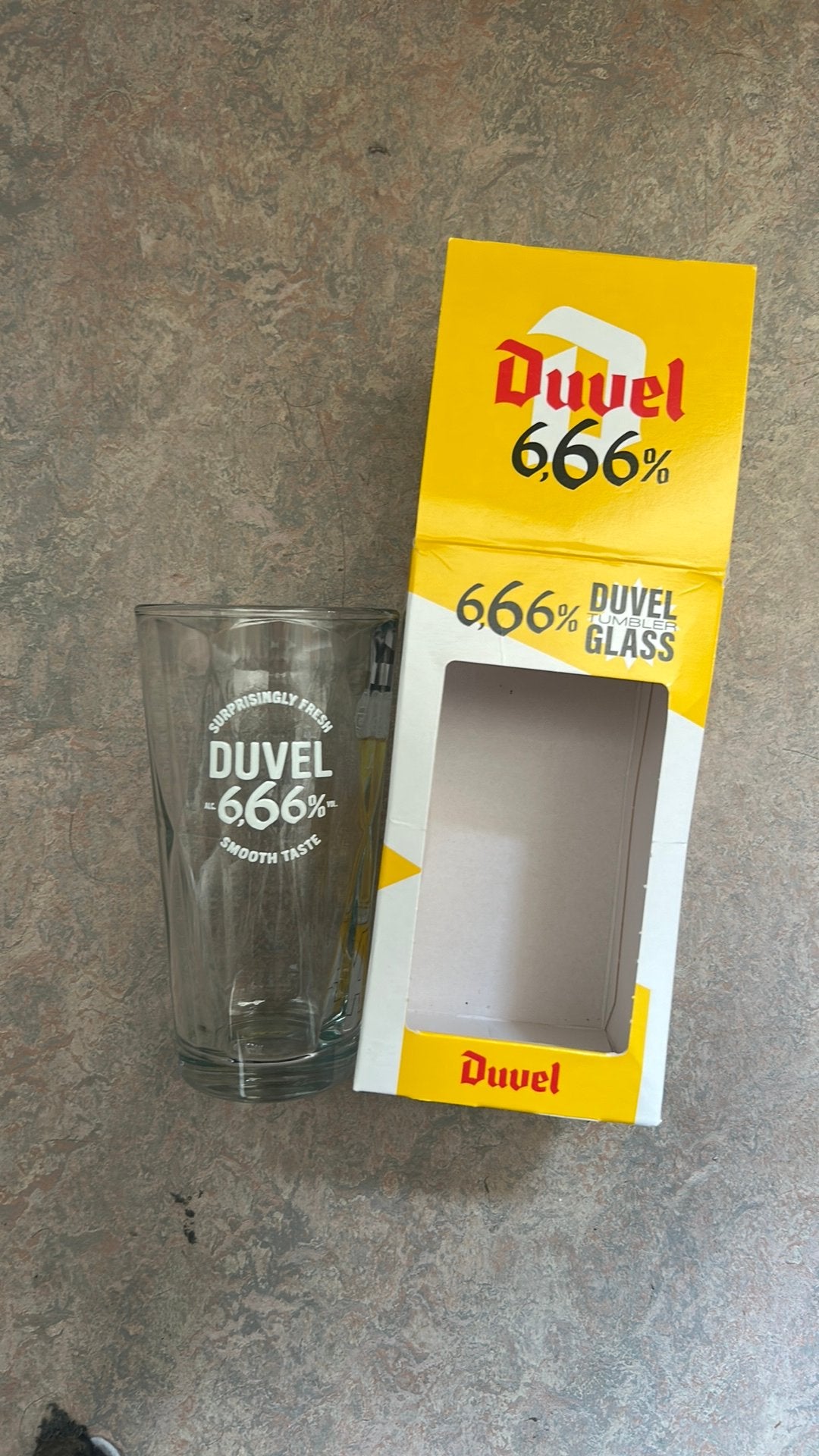 Verre à bière Duvel 6,66 %., Enlèvement, Comme neuf