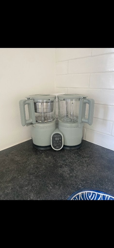 Nutribaby Stoomkoker - Nutribaby Glass Celadon, Ophalen, Gebruikt, Babymoov, Babyvoedingmaker