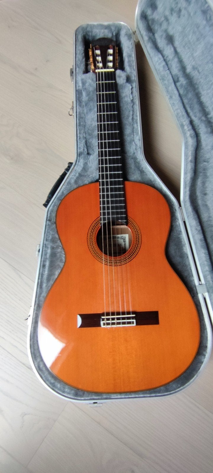 Asturias a8 klassieke gitaar in topstaat, Ophalen, Zo goed als nieuw, Klassieke of Spaanse gitaar, Met koffer
