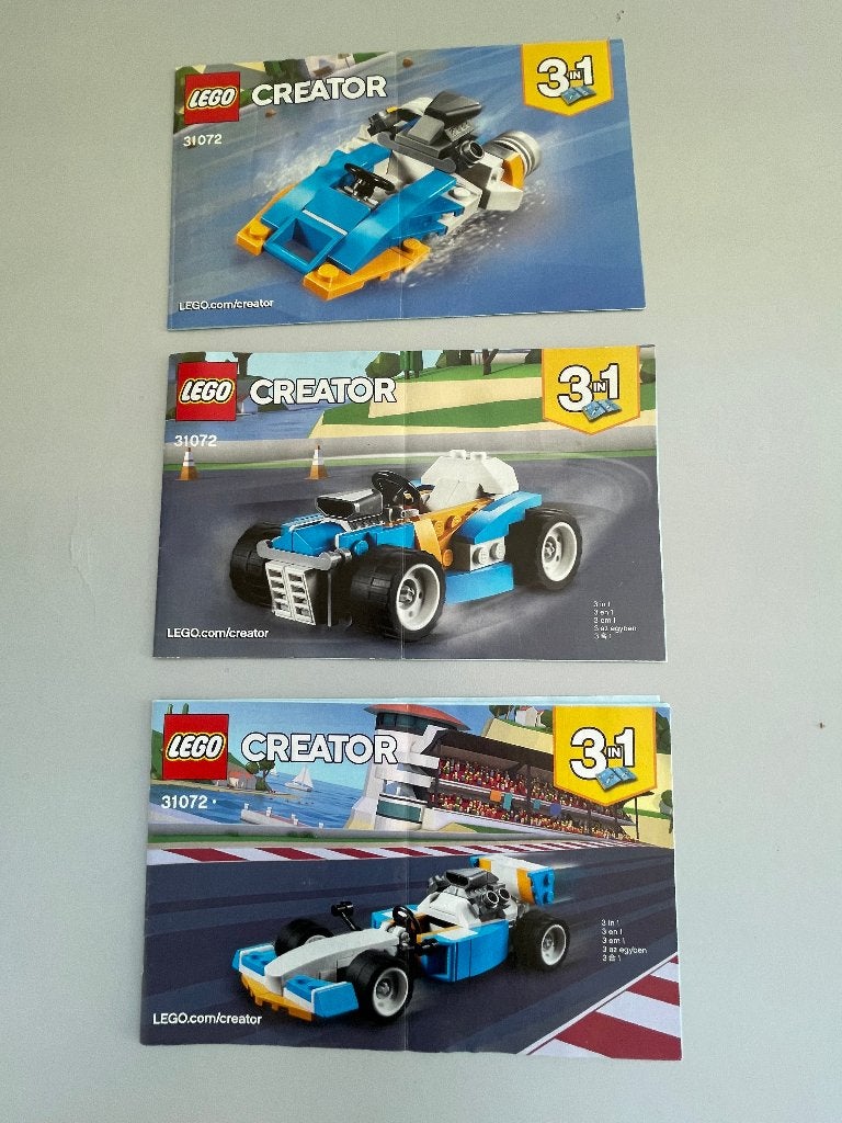 Lego 31072 extreme motoren, Gebruikt, Lego, Ophalen of Verzenden, Compleet