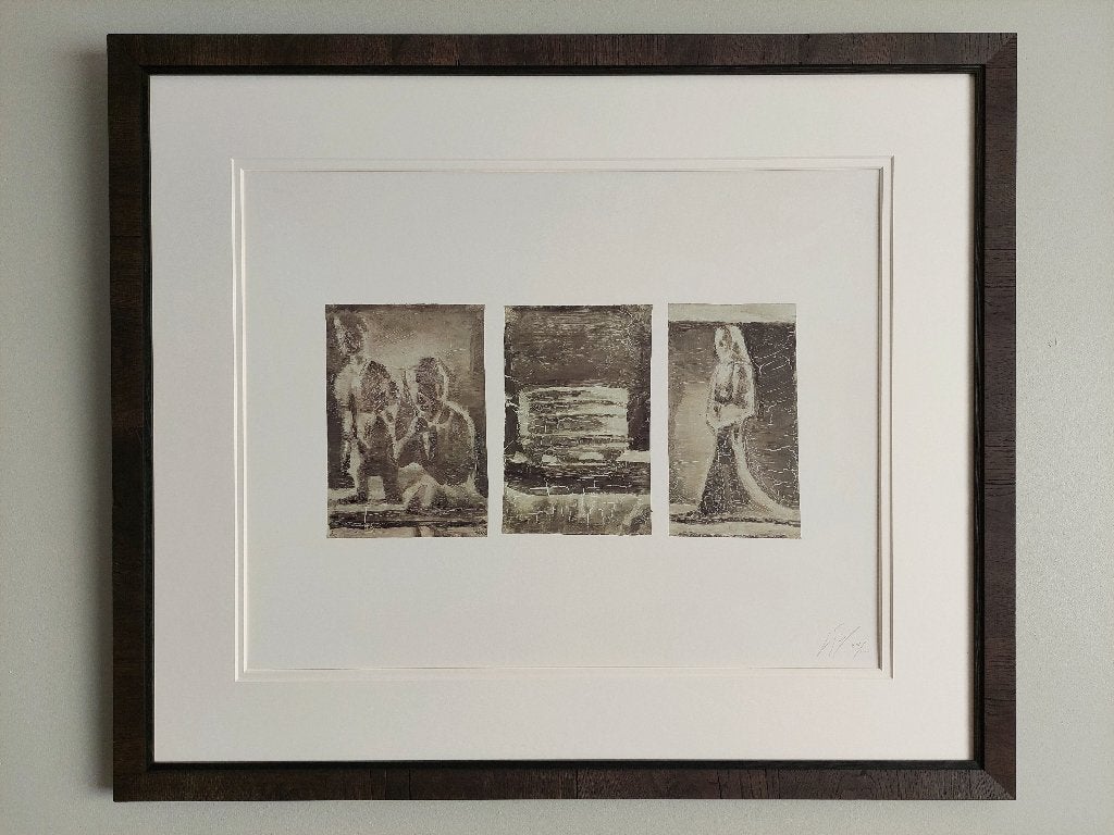 Luc Tuymans – Untitled (Triptych), 2001 – gesigneerd 27/100, Enlèvement ou Envoi