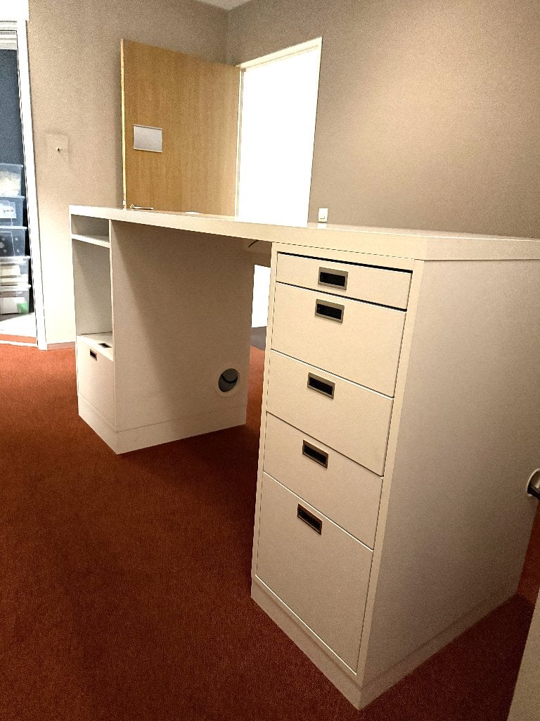 Bureau / desk op hoogte, Maison & Meubles, Bureaux, Bureau debout, Comme neuf, Bois, Moderne