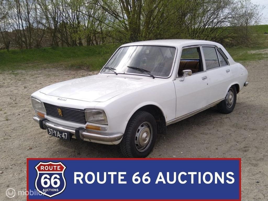 Peugeot 504 GL | 1976 | Route 66 Auctions, Autos, Achat, Entreprise, Boîte manuelle, Autre carrosserie