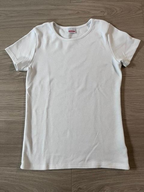 Witte thermische tshirt maat 140, Enfants & Bébés, Garçon ou Fille, Enlèvement ou Envoi, Damart, Comme neuf