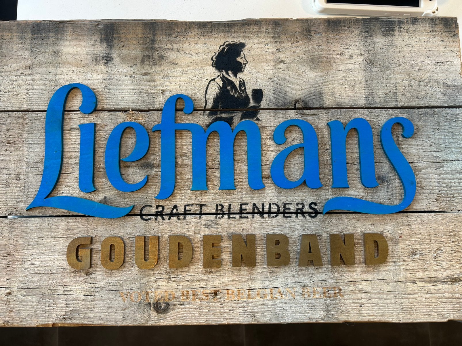 Liefmans reclamebord hout, Verzamelen, Ophalen