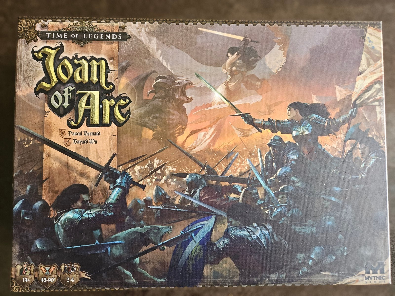 Joan of Arc met uitbreiding en boek, Een of twee spelers, Ophalen of Verzenden, Zo goed als nieuw