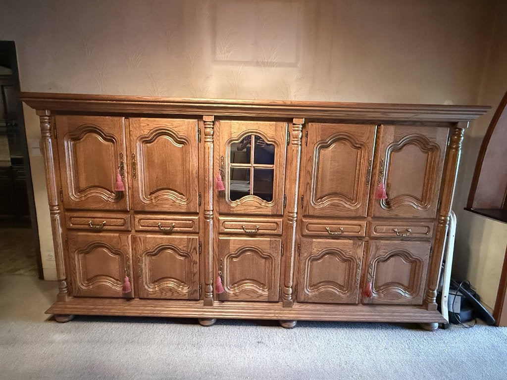 Vintage eetkamer kasten en salontafel, Ophalen, Gebruikt