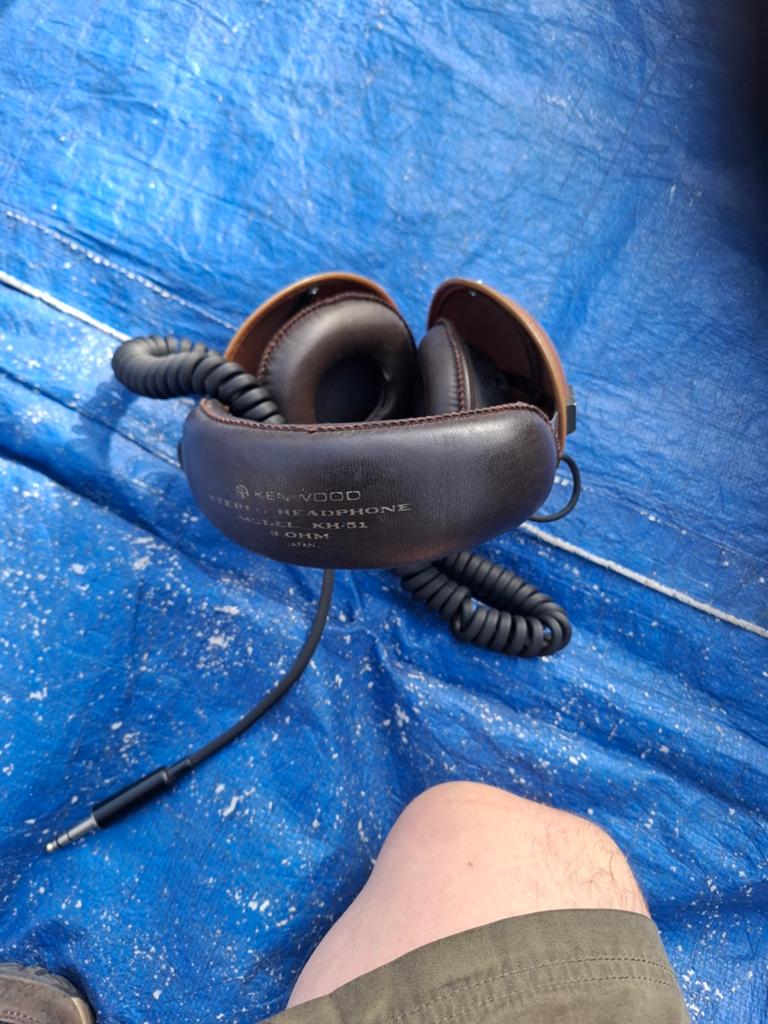 Hoofdtelefoon kenwood kh-51 (8 ohm,bouwjaar,1971/1973), Ophalen, Gebruikt, Over oor (circumaural), Overige merken