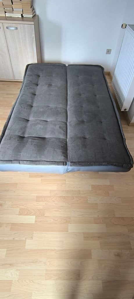 Canapé 3 places convertible clic-clac, Neuf, Gris, Enlèvement, 120 cm