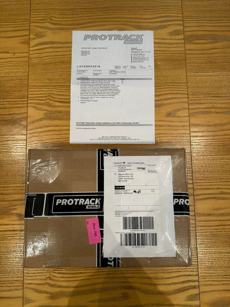 Protrack Stud Set M14 x1.5 Golf 7 GTI/R, Ophalen