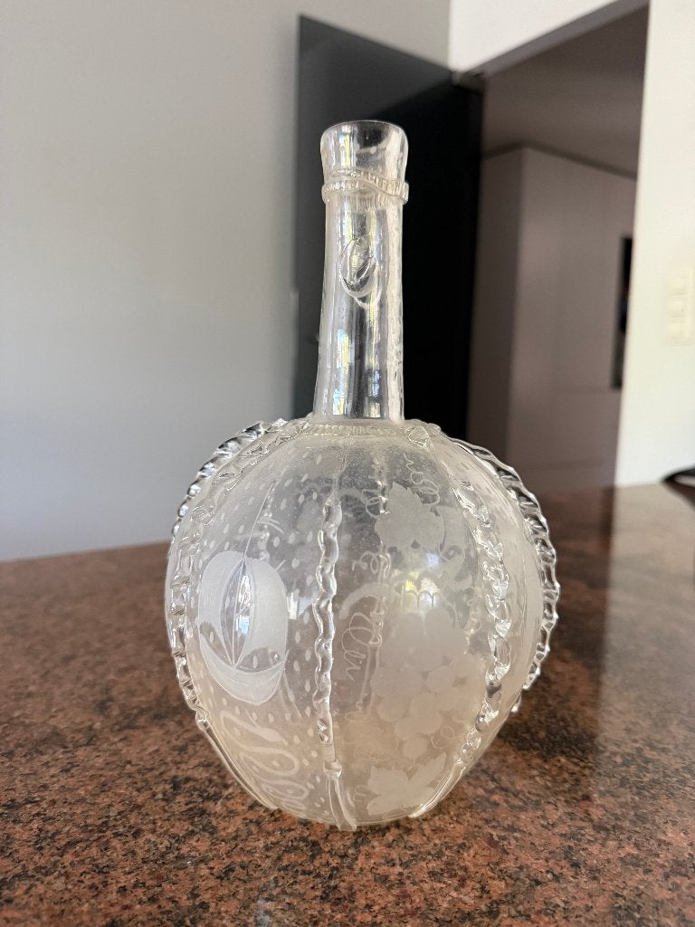 Carafe de mariage hollandaise (XIXe siècle), Antiquités & Art, Antiquités | Verre & Cristal, Enlèvement ou Envoi