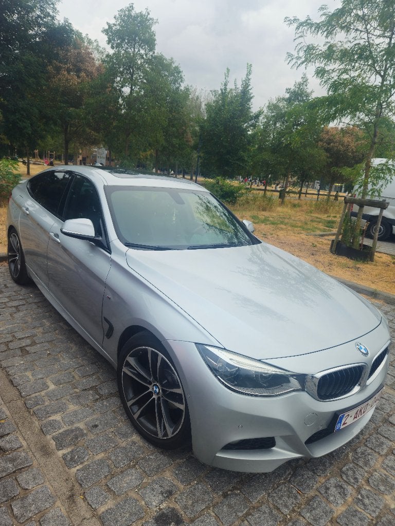 BMW 318d (F34) GT M Sport - Piano - Voiture - Sans clé, Autos, Cuir, Argent ou Gris, Achat, 2165 kg