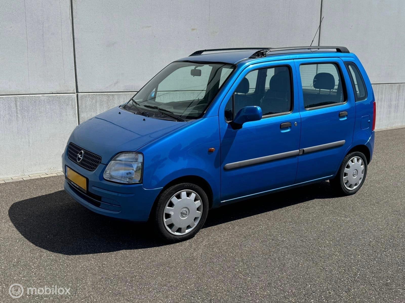 Opel Agila 1.2-16V Comfort APK 12/01/2027, Autos, Opel, Achat, Boîte manuelle, Bleu, 5 portes