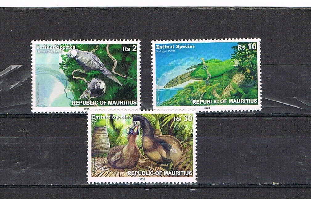 MAURITIUS; VOGELS-REEKS POSTFRIS 2024, Ophalen of Verzenden, Dier of Natuur