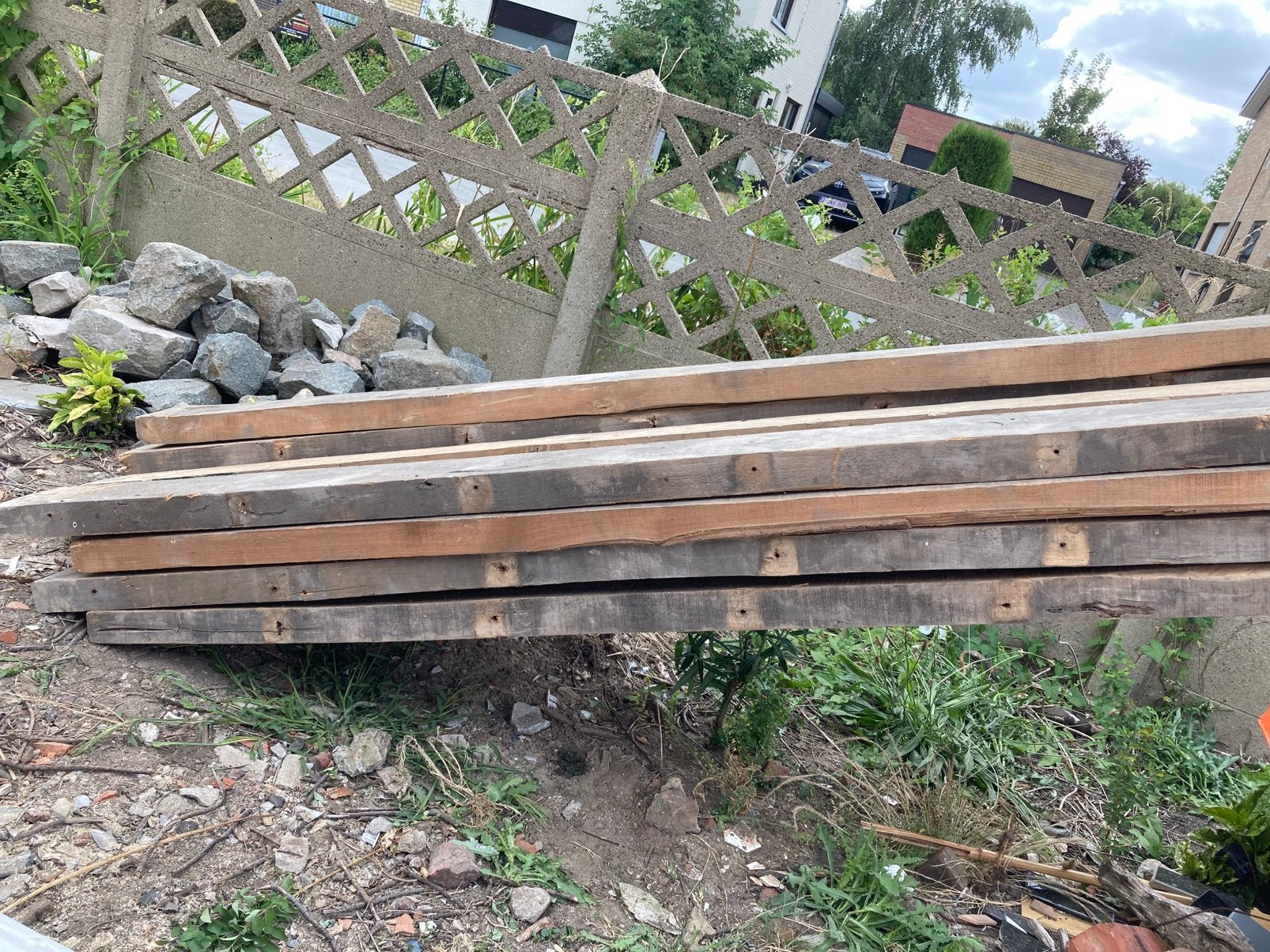 Houten balken, Ophalen, Gebruikt, Balk