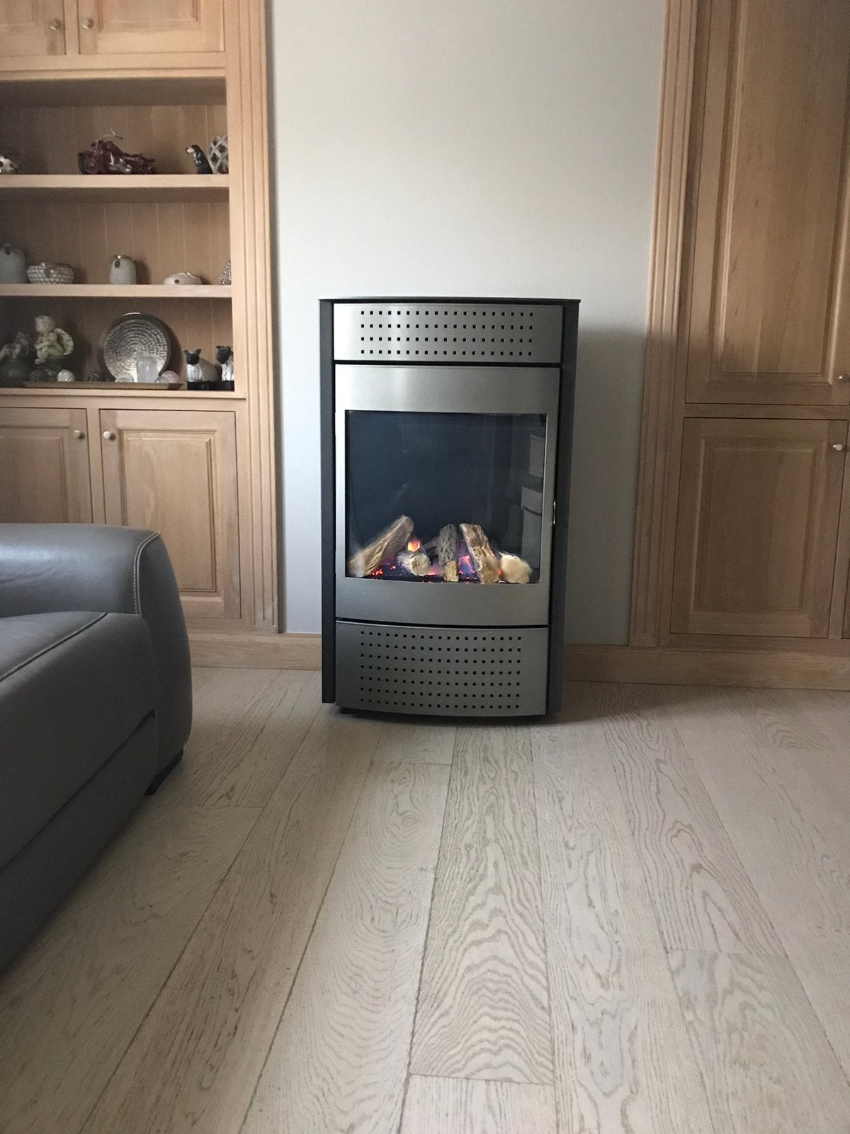 Foyer au gaz Wellstraler, Enlèvement, Utilisé, Cheminée sur pied, Cheminée au gaz