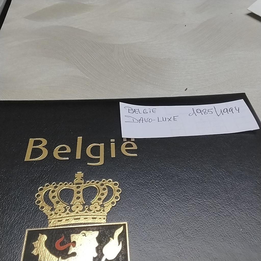 BELGIE ledig DAVO LUXE ALBUM 1985/1994, Postzegels en Munten, Ophalen of Verzenden