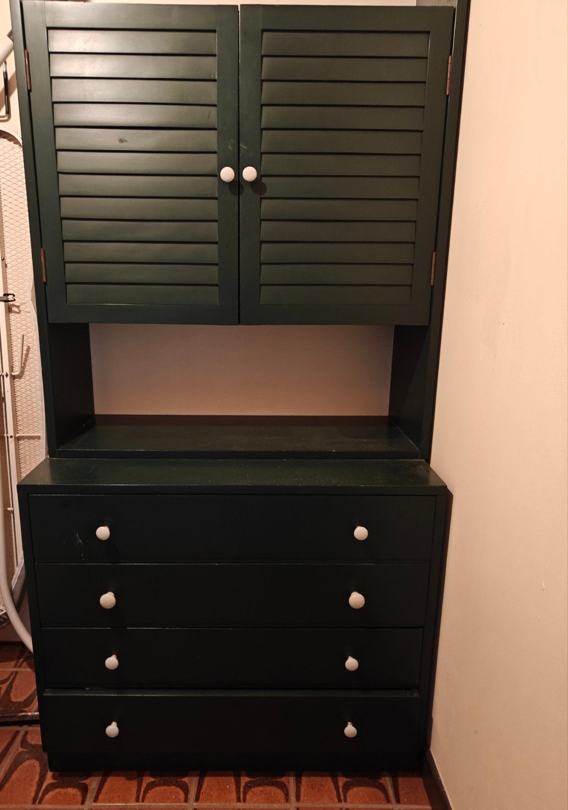 groene kast, Ophalen