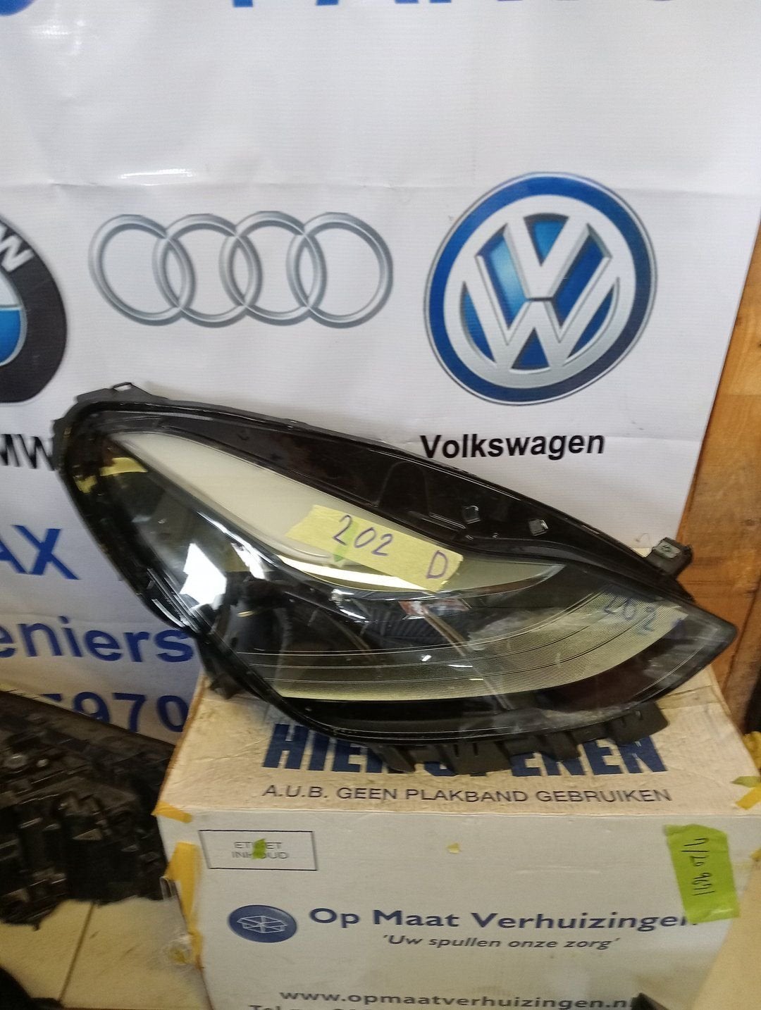 Koplamp Tesla Model 3Y Projector Matrix 151495300D Rechts, Gebruikt, -, Overige automerken, -