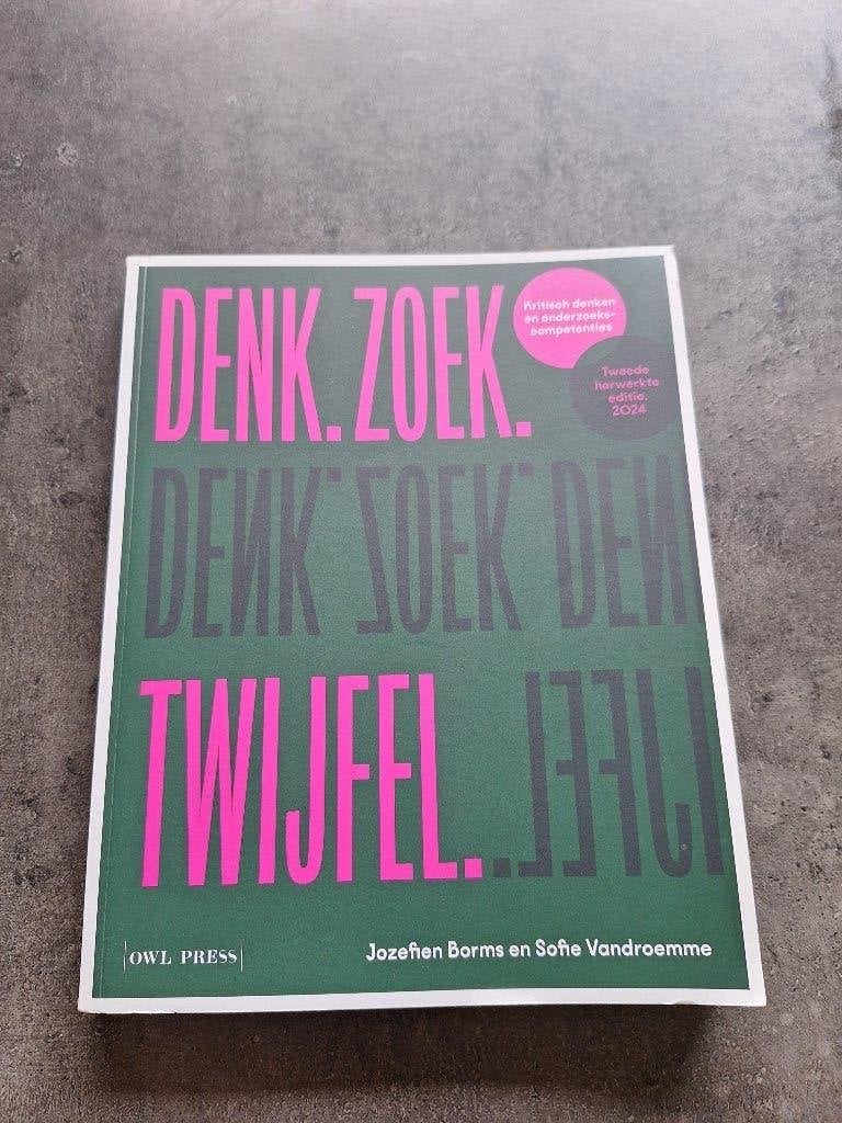 Denk. Zoek. Twijfel., Ophalen, Overige vakken, Owl press, Zo goed als nieuw