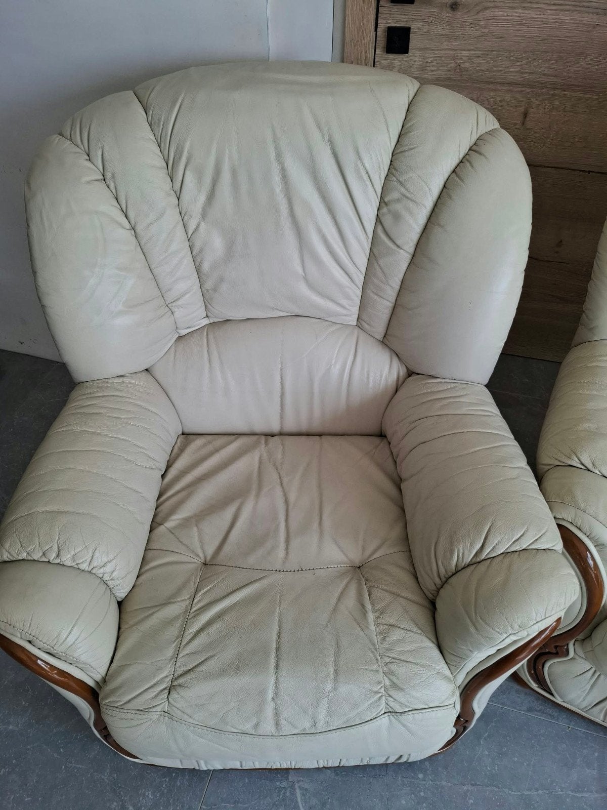 salon, Maison & Meubles, Enlèvement, Utilisé, Cuir