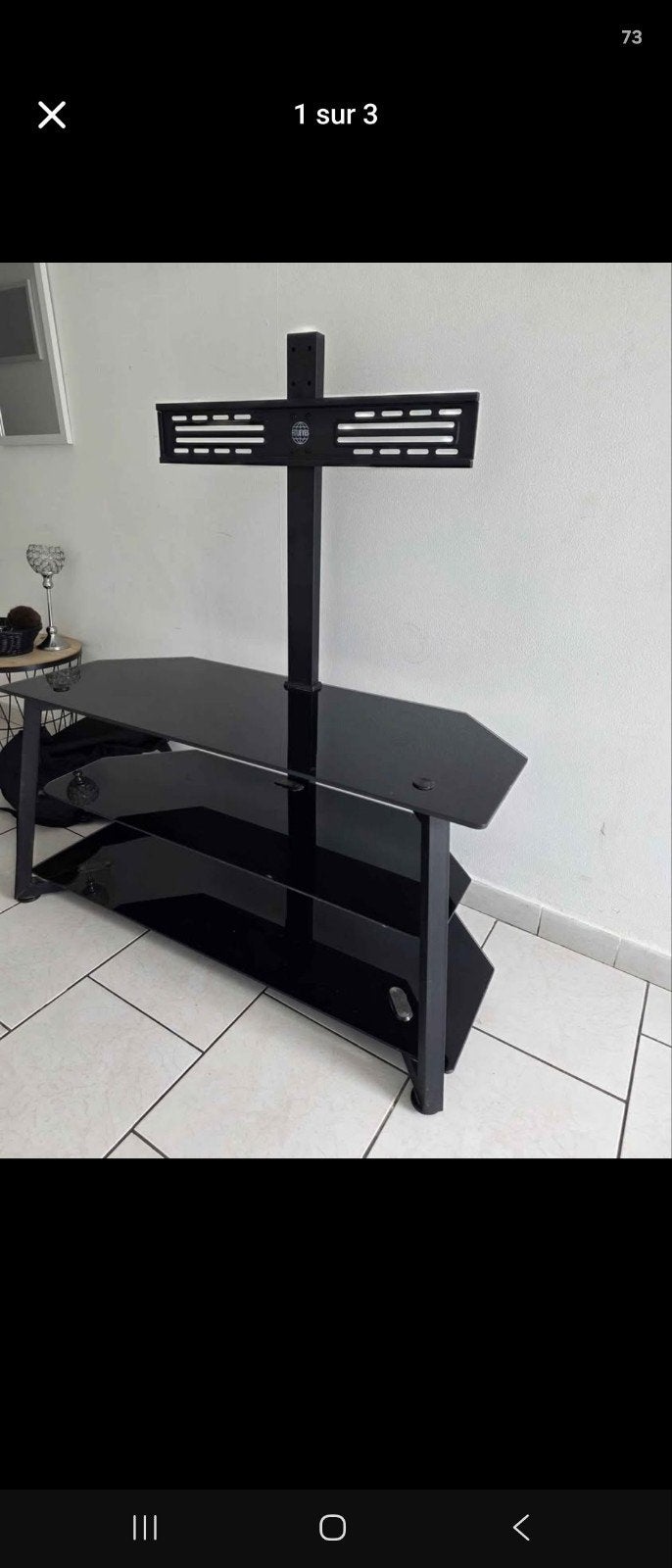 meuble tv en verre, Enlèvement