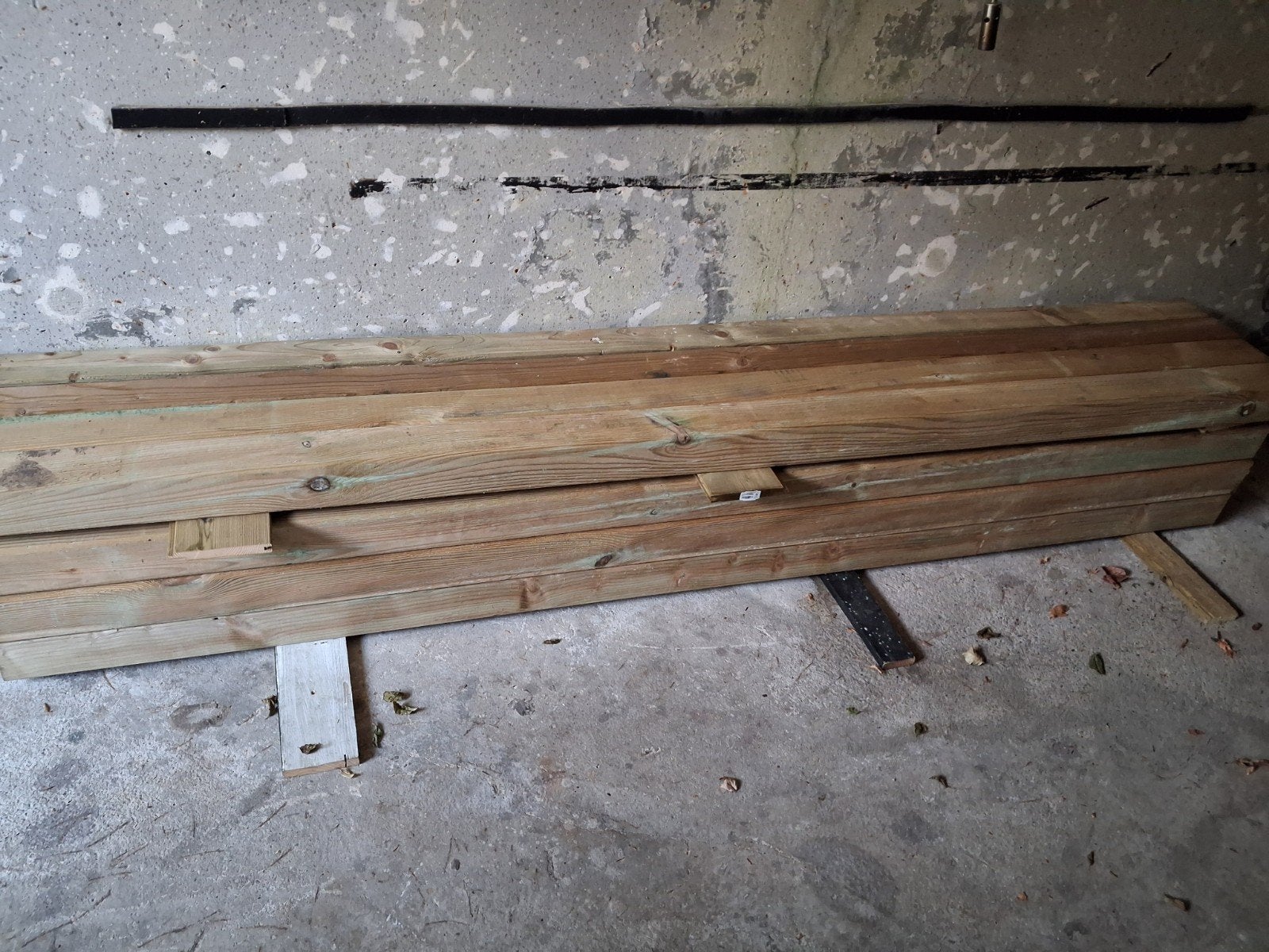 Nieuwe geimpregneerde palen 240x8.8x8.8 prijs €15, Ophalen, Palen