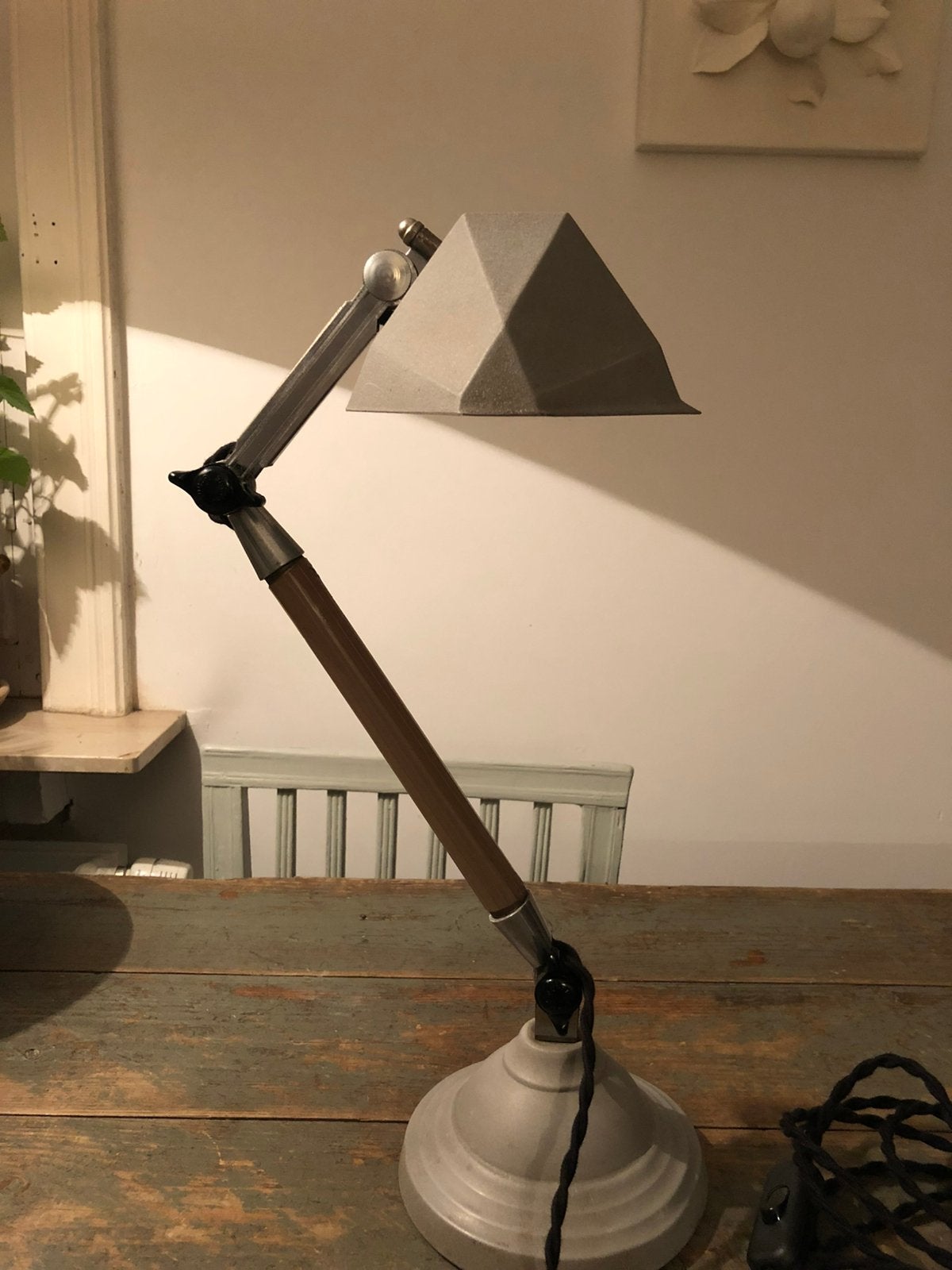 ORIGINELE VINTAGE BUREAULAMP LAMP TAFEL SUPERCHROOM FRANS, Enlèvement ou Envoi
