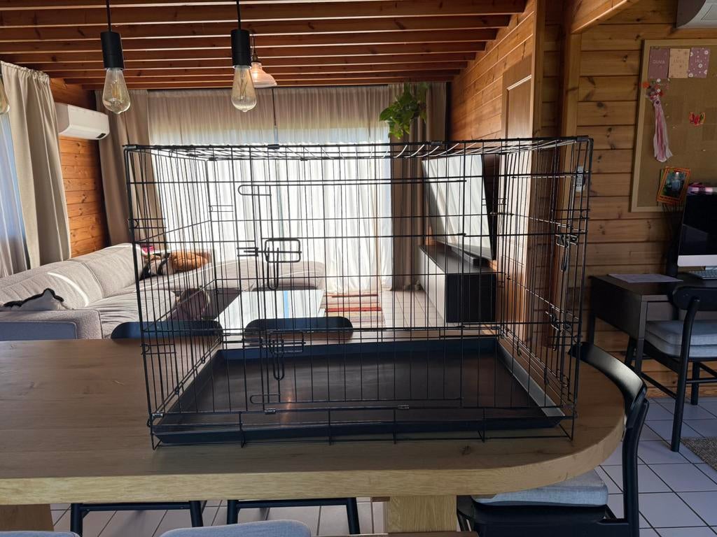 grote kennel bench, Enlèvement, Comme neuf