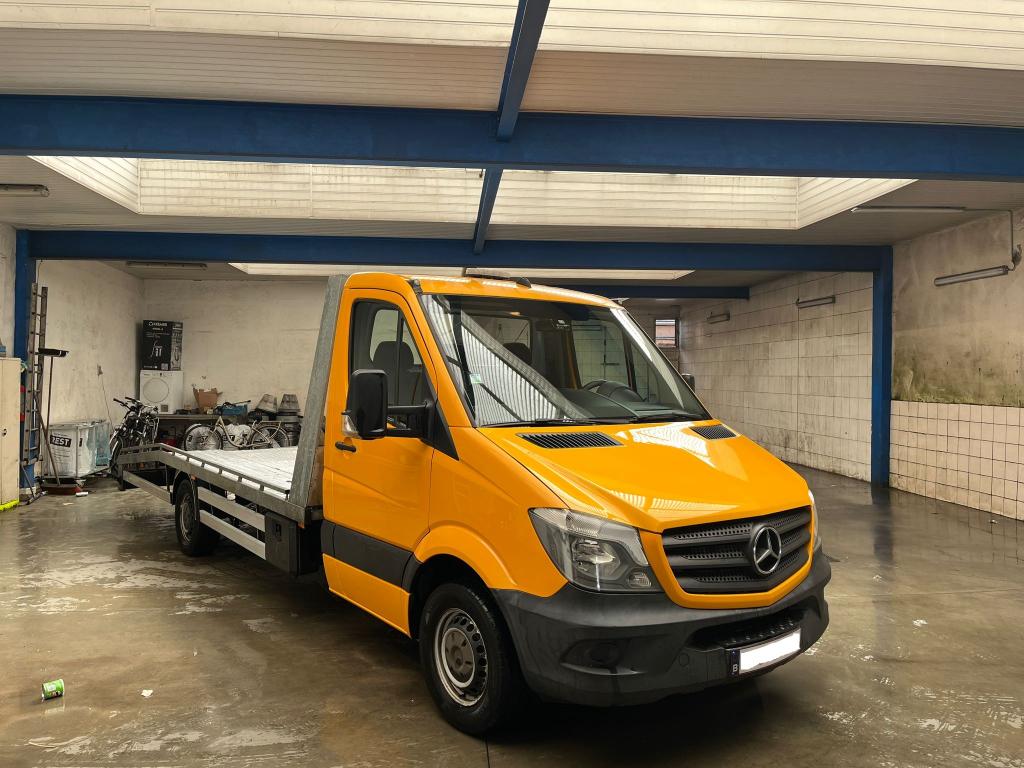 Mercedes - Benz Sprinter 313CDI 2016 Automaat Takelwagen, Auto's, Bestelwagens en Lichte vracht, Bedrijf, Te koop, ABS, Achteruitrijcamera