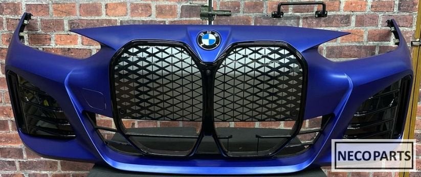 BMW 4 G22 G23 G24 G26 M VOORBUMPER ORIGINEEL ALLES LEVERBAAR, Gebruikt, -, Voor, -