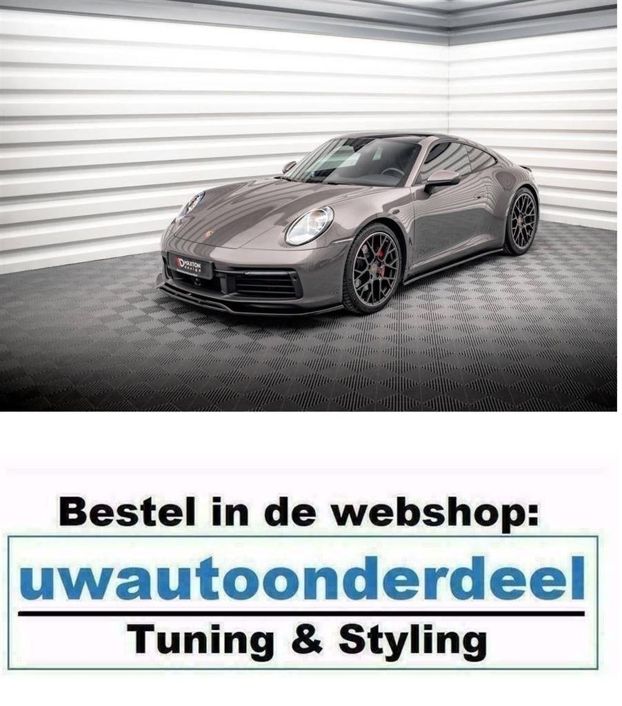 Maxton Spoiler Lip Splitter Voor Porsche 911 Carrera 4S 992, Verzenden