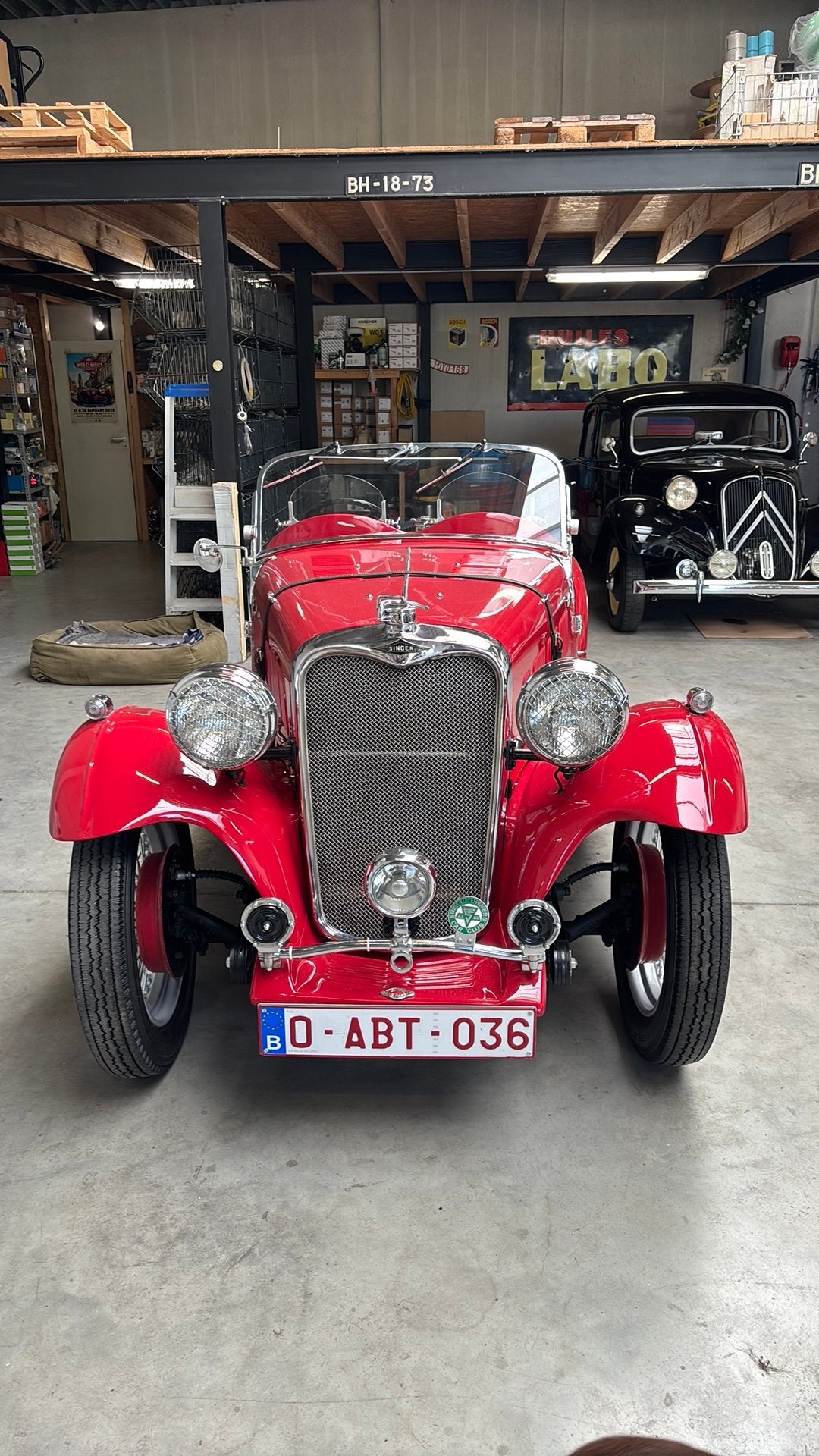 Singer nine le mans, Auto's, Bedrijf, Te koop