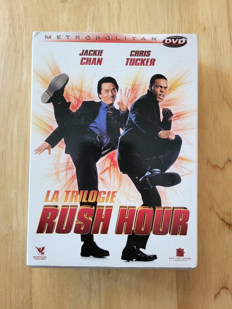 Coffret DVD intégrale Rush Hour, Comédie d'action, Matériel bonus, Tous les âges, Enlèvement