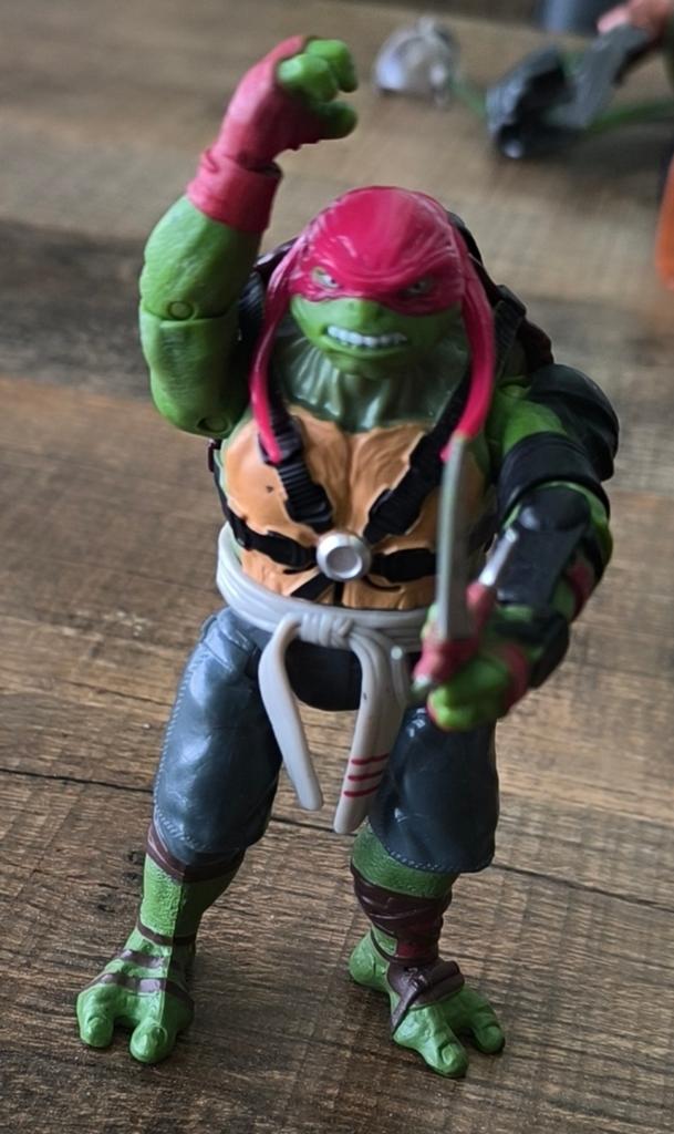 Teenage Mutant Ninja Turtles Battle Deluxe Raphael 2016, Ophalen, Gebruikt
