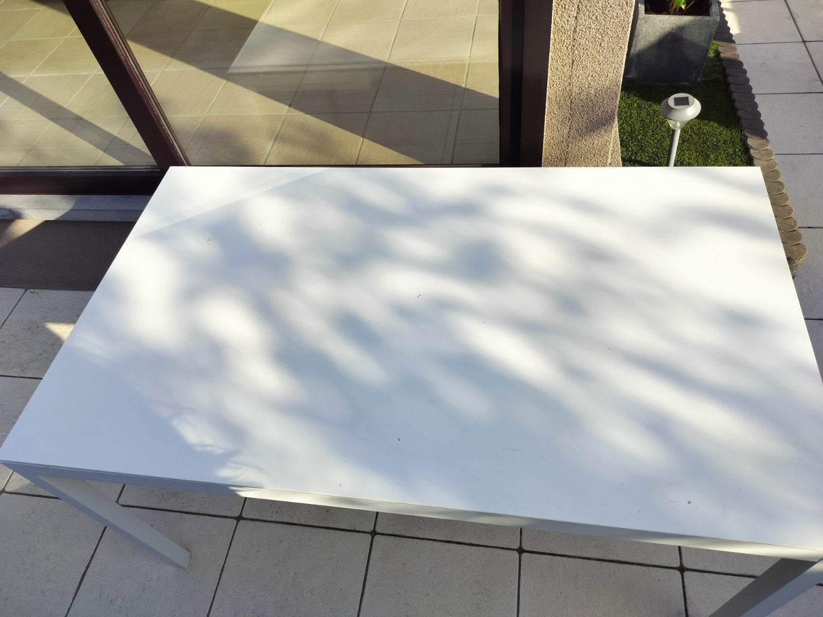 Tafel, Enlèvement, Comme neuf, Rectangulaire, Aluminium