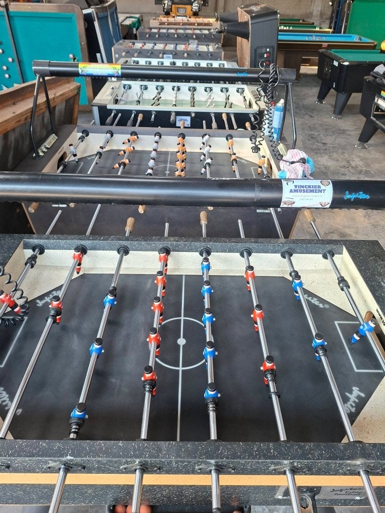 Zoekt u een biljart of voetbaltafel?, Ophalen
