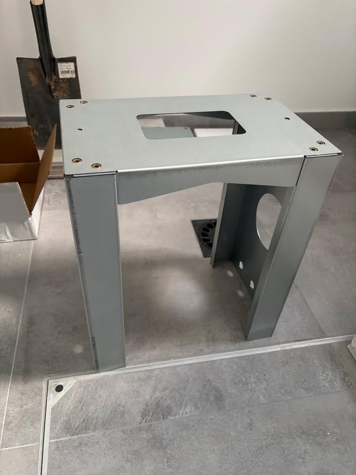Support à enterrer pour boites aux lettres - Practo Garden, Enlèvement, Neuf, Inox, Encastrée