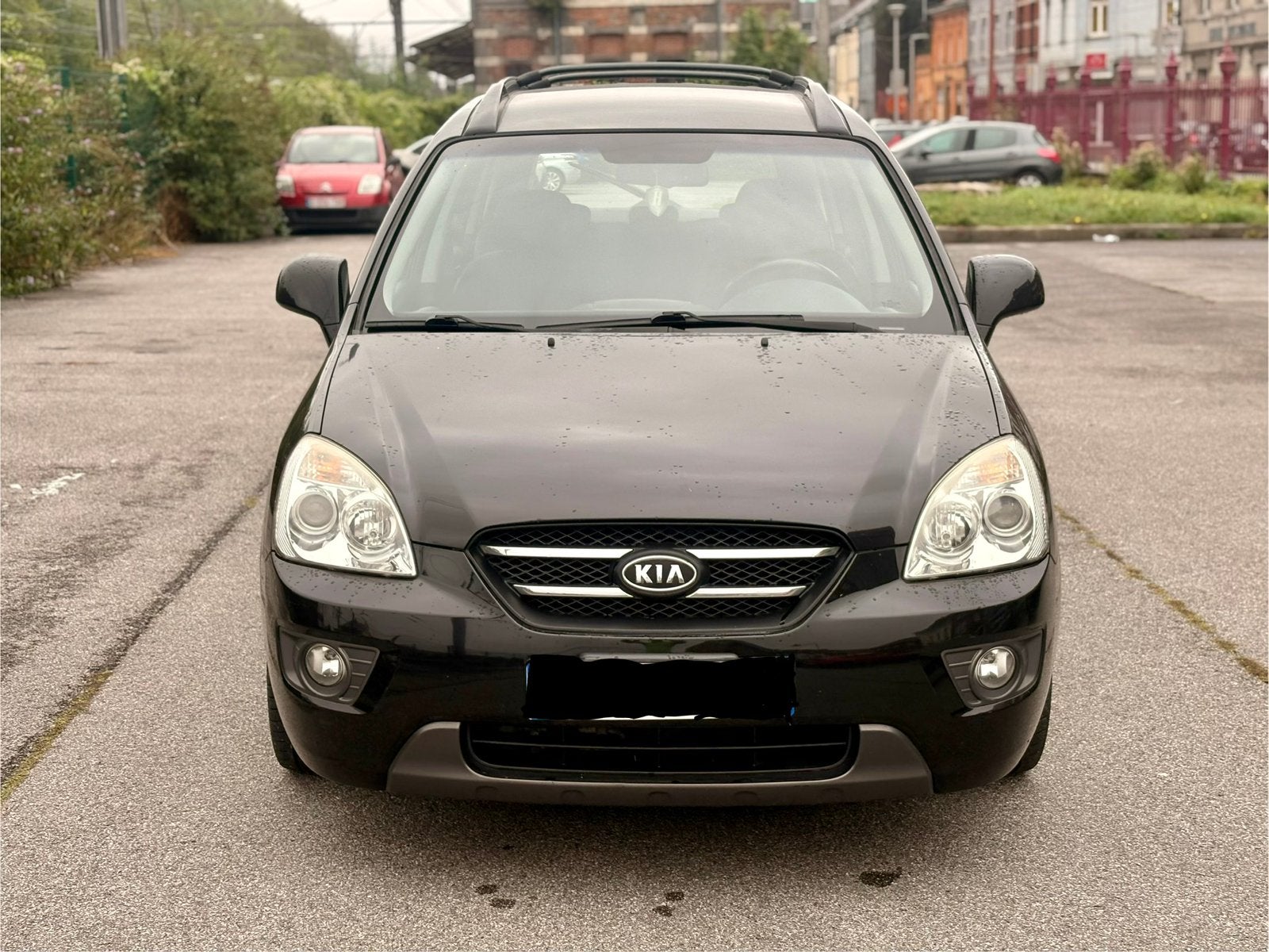 Kia Carnes 2007, 110 kW, Barres de toit, Noir, 5 portes