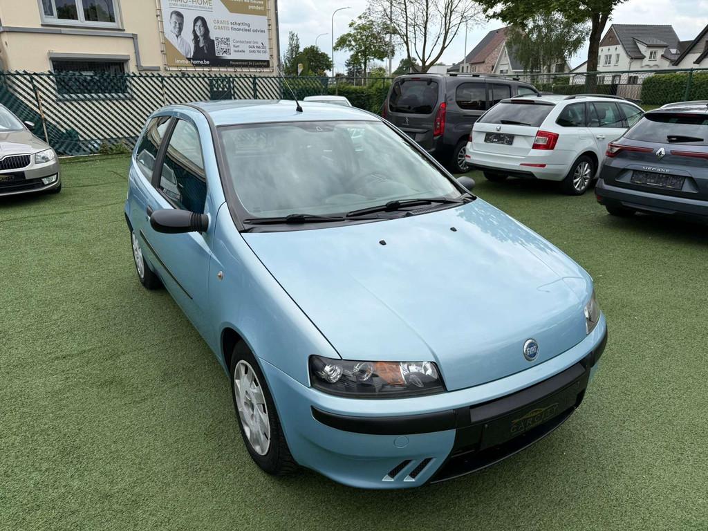 Fiat Punto 1.2i 8v EL88.910KMA/CBUETHOOTH12M GARANTI, Autos, Fiat, 1242 cm³, Achat, Entreprise, Bleu