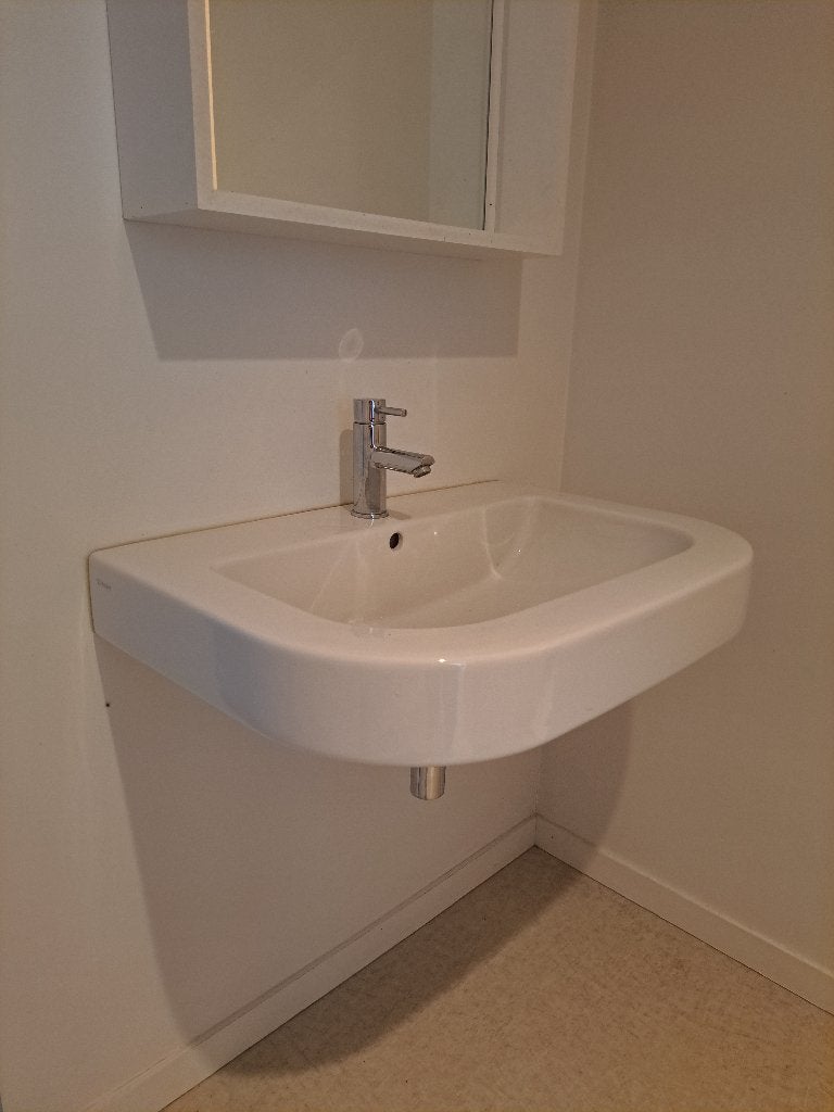 Wastafel badkamer Duravit + kraan, Lavabo ou Évier, Moins de 100 cm, Enlèvement, Utilisé